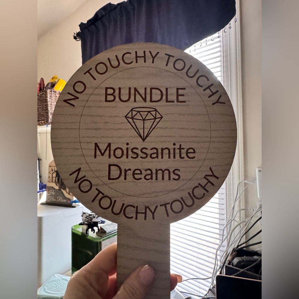 Customized Handmade Wood “Bundle No Bid” signs approx BOTH SIDES ENGRAVED - Picture 13 of 16